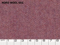 Tessuto Nord Wool colore 001 Purple Wine, 70% lana, 30% poliestere. Colore Pantone 18-2929